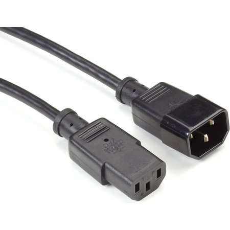 BLACK BOX Iec 320 C13 Socket To Iec 320 C14 Plug Molded Extension Power Cord EPXR14